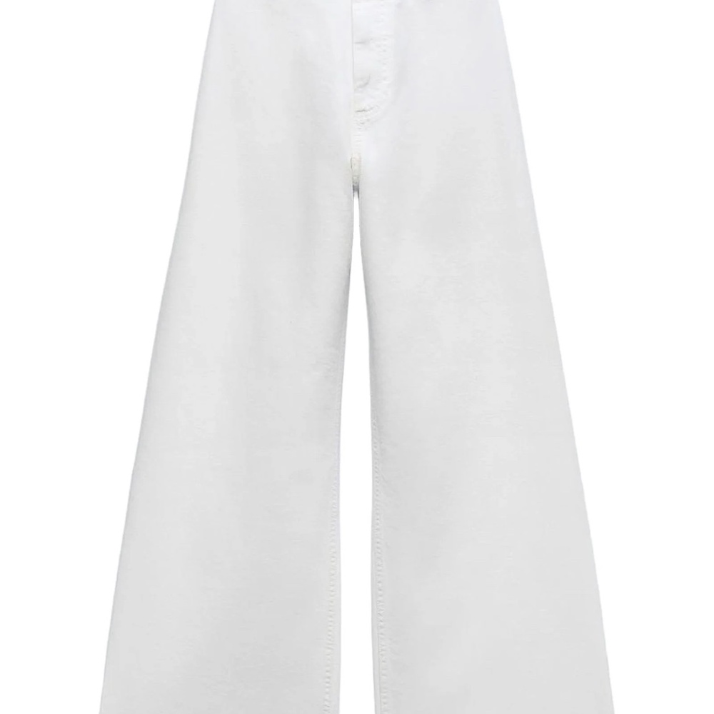 Zara The Marine Wide Leg Jeans - Picture 3 of 6